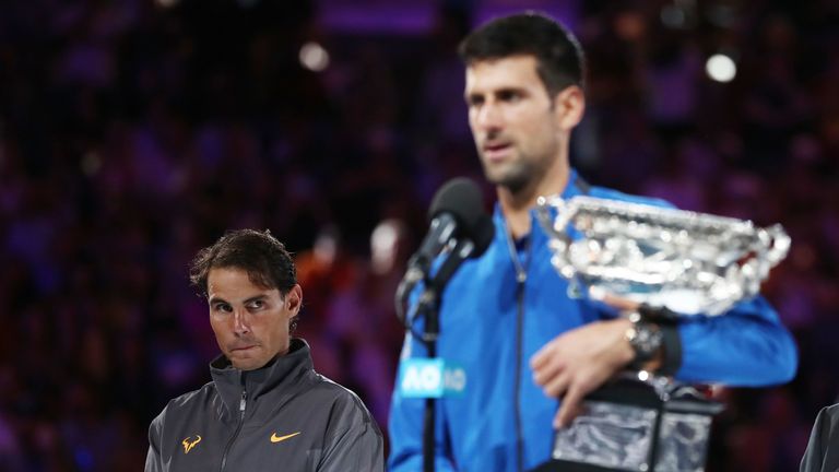 Djokovic is now two short of Nadal for Grand Slam titles after his 2019 triumph