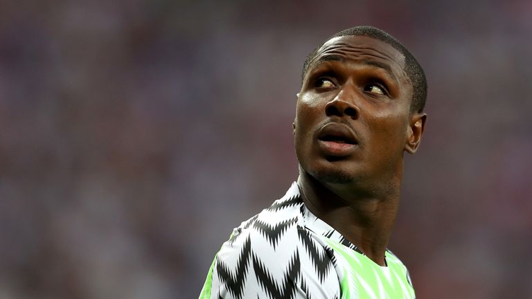 Odion Ighalo played for Nigeria at the 2018 World Cup