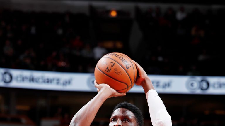 Victor Oladipo guides the Pacers to victory against the Bulls, finishing with 36 points in the game.