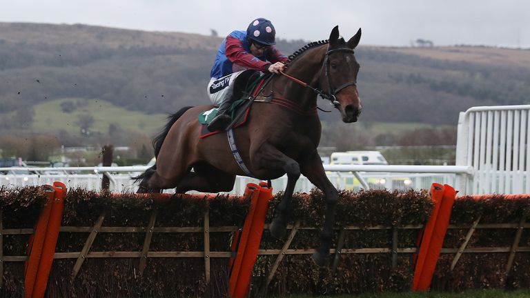 Paisley Park ridden by Aidan Coleman on their way to vcitory in the galliardhomes.com Cleeve Hurdle during Festival Trials Day at Cheltenham Racecourse.