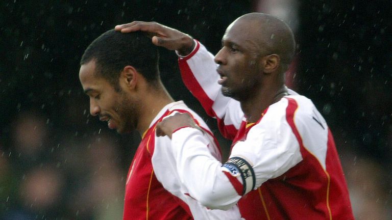 Thierry Henry and Patrick Viera enjoyed success together at Arsenal 