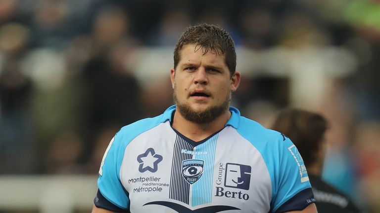 Paul Willemse in action for Montpellier