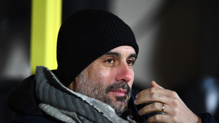  during the Carabao Cup Semi Final Second Leg match between Burton Albion and Manchester City at Pirelli Stadium on January 23, 2019 in Burton-upon-Trent, United Kingdom.
