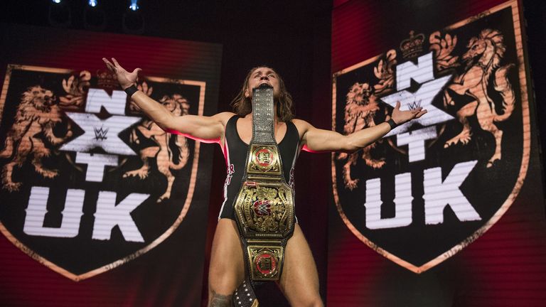 WWE UK champion Pete Dunne is one of 30 competitors who will train at the company's new performance centre in London