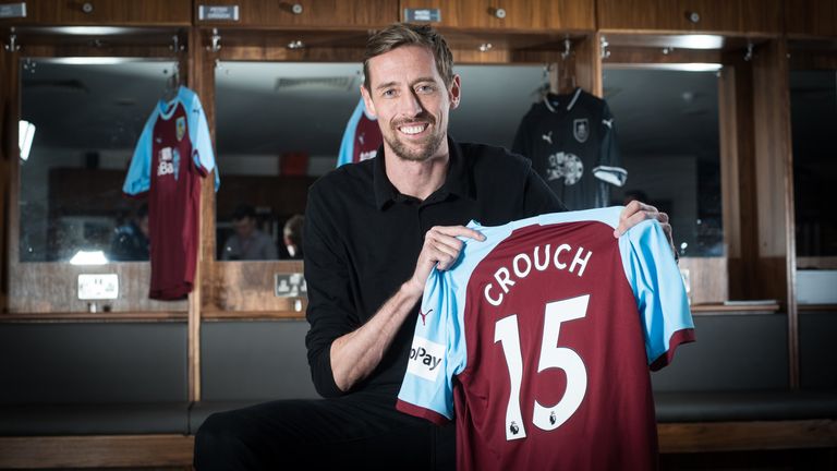 Peter Crouch has returned to the Premier League with Burnley