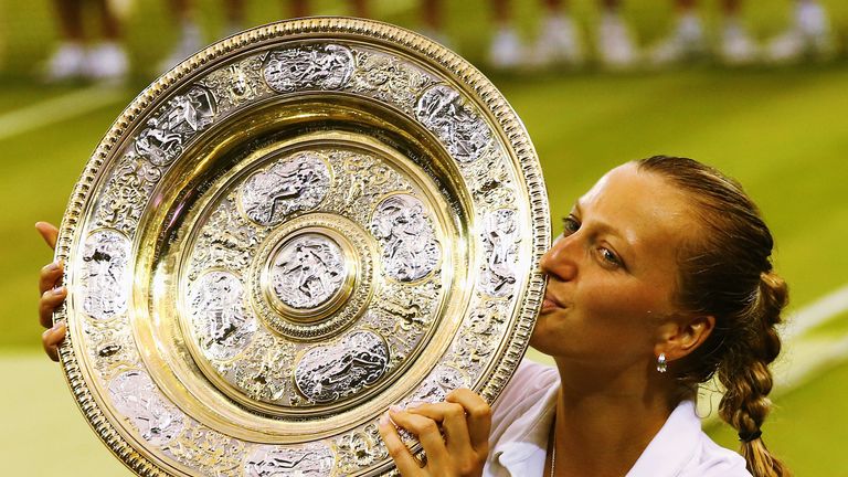 Petra Kvitova has won two Wimbledons - most recently in 2014