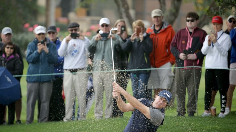 Mickelson's round was the lowest of his career in relation to par