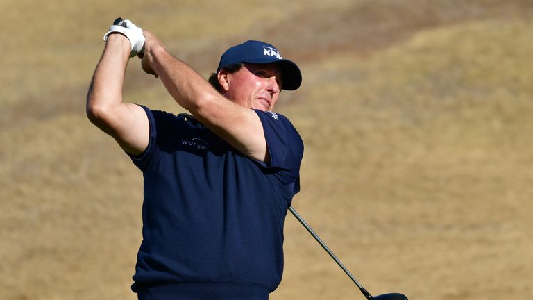 Phil Mickelson has led all three rounds in California