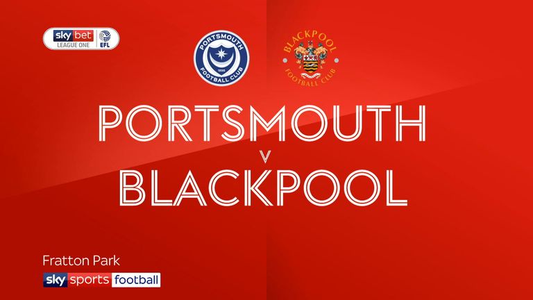 Portsmouth v Blackpool