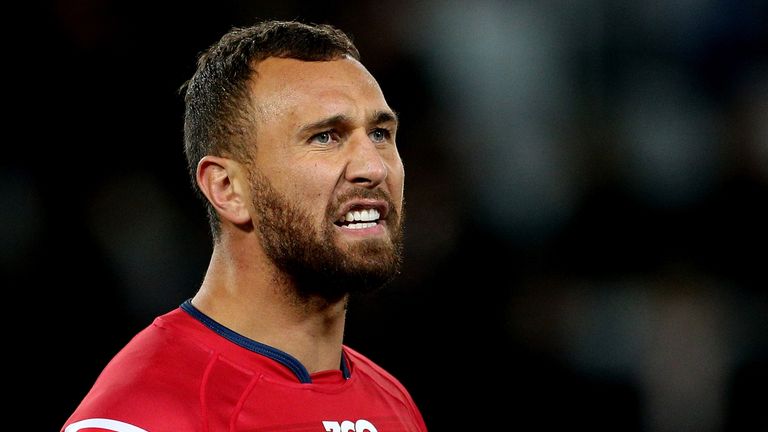 The Reds' Quade Cooper pictured in action during their Super Rugby clash with the Highlanders in Dunedin in 2017