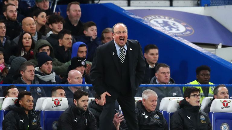  during the Premier League match between Chelsea FC and Newcastle United at Stamford Bridge on January 12, 2019 in London, United Kingdom.
