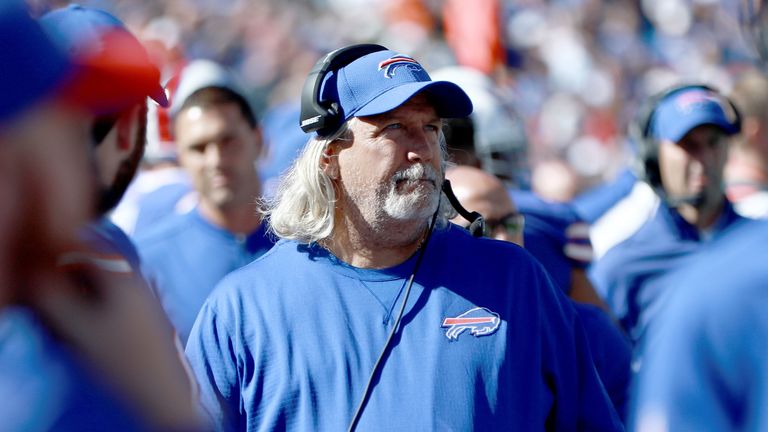 Rob Ryan during his time as Buffalo Bills defensive coordinator 