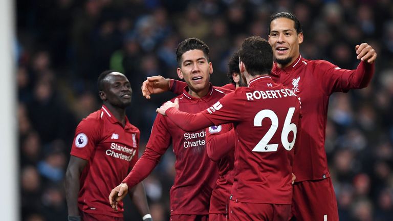 Roberto Firmino celebrates his equaliser