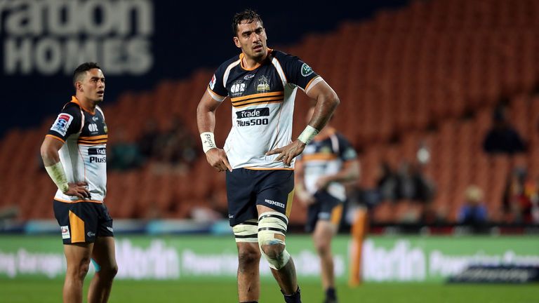 during the round 18 Super Rugby match between the Chiefs and the Brumbies at FMG Stadium Waikato on July 7, 2018 in Hamilton, New Zealand.