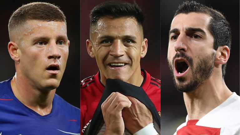Barkley, Sanchez, Mkhitaryan