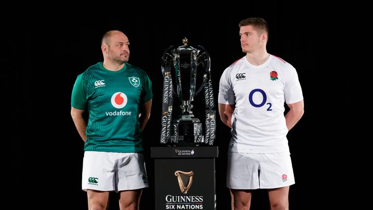 Captains Rory Best and Owen Farrell at the 2019 Six Nations launch