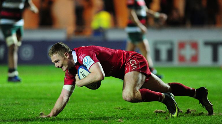 Johnny McNicholl stood out for the Scarlets during their latest match