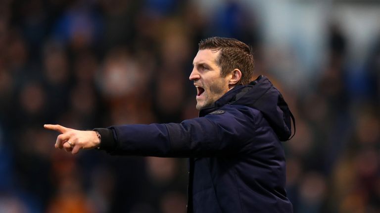 SHREWSBURY, ENGLAND - JANUARY 26: XXX during the FA Cup Fourth Round match between Shrewsbury Town and Wolverhampton Wanderers at New Meadow on January 26, 2019 in Shrewsbury, United Kingdom. (Photo by Catherine Ivill/Getty Images) *** Local Caption *** XXX