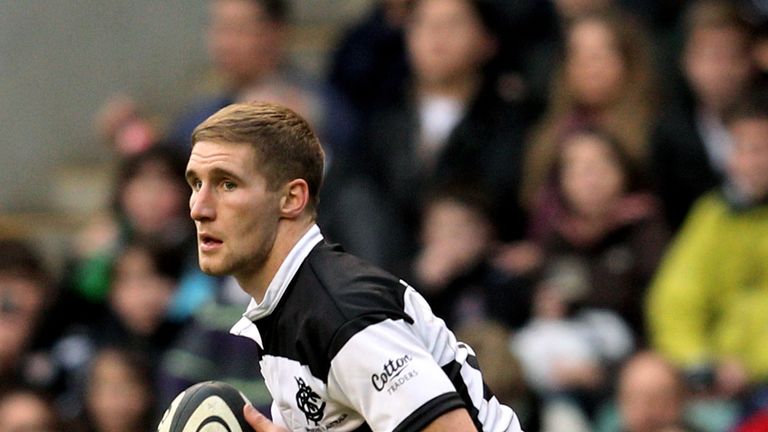 during the Killik Cup match between the Barbarians and Australia at Twickenham Stadium on November 26, 2011 in London, England.