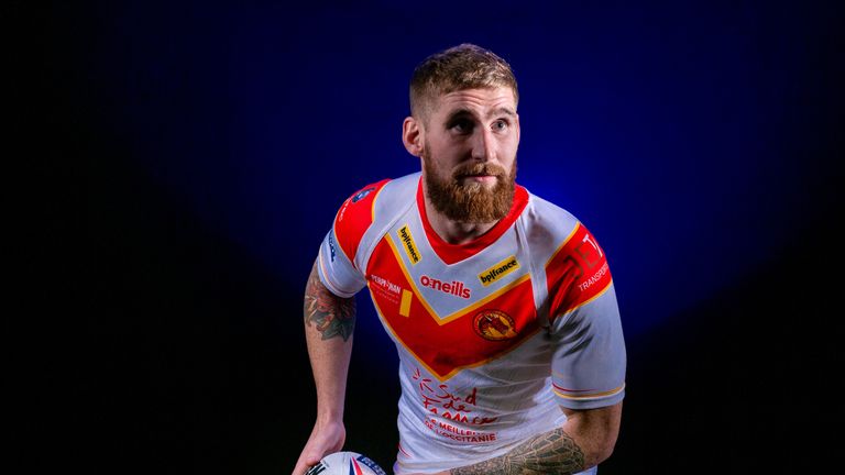 Picture by Allan McKenzie/SWpix.com - 24/01/2019 - Rugby League - Betfred Super League Launch 2019 - Old Trafford, Manchester, England - Sam Tomkins.