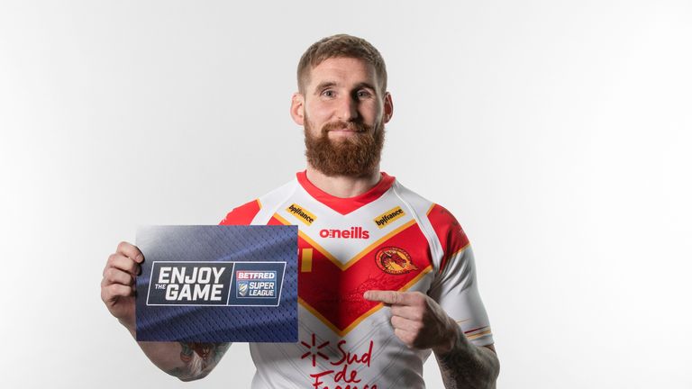 Picture by Paul Currie/SWpix.com - 24/01/2019 - Rugby League - Super League - Super League Launch Media Day - Sam Tomkins of Catalan Dragons