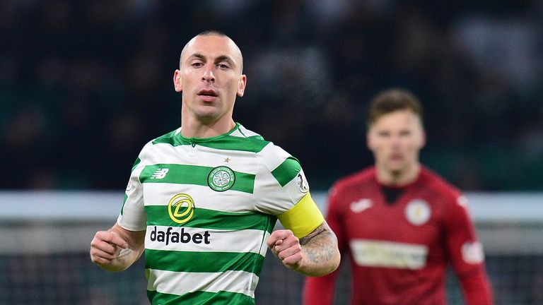Celtic midfielder Scott Brown 