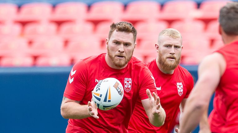 Scott Taylor during England captain's run in Denver, Colorado, USA - 