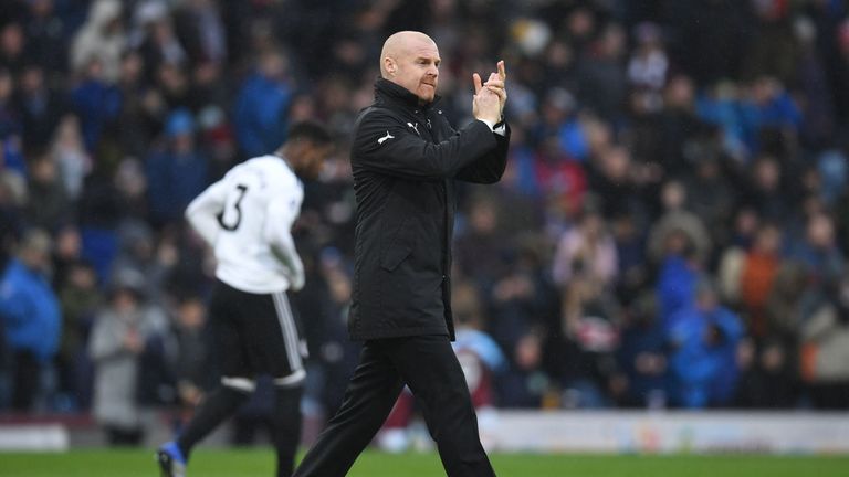 Sean Dyche was pleased with Burnley's display against Fulham