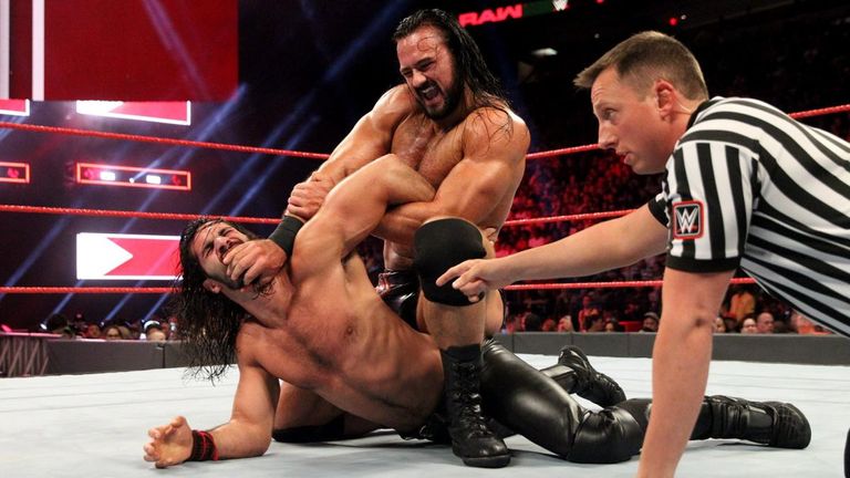 Seth Rollins and Drew McIntyre are the leading contenders to win the men's Royal Rumble and earn the right to compete for the Universal title at WrestleMania