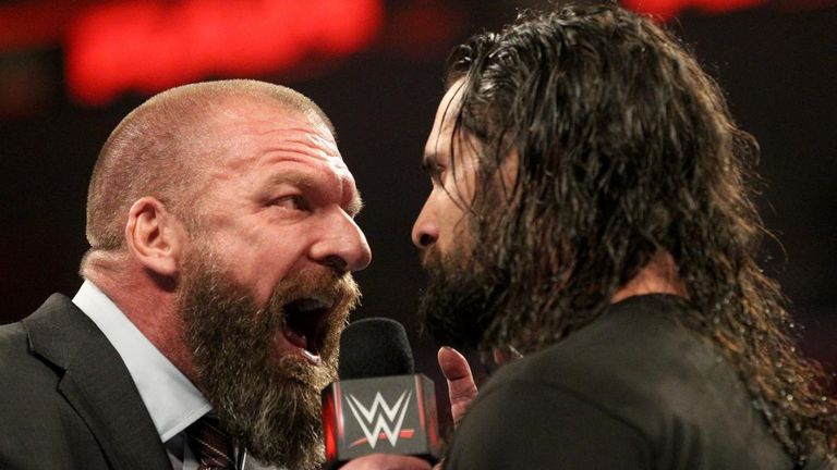 Triple H had some strong words for Seth Rollins