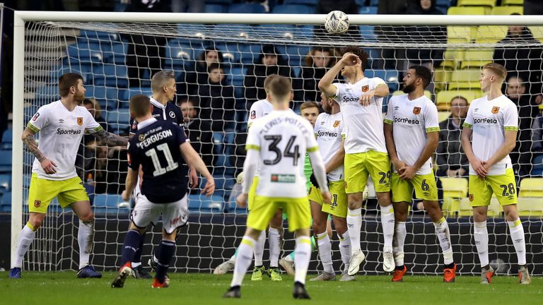  during the FA Cup Third Round match between Millwall and Hull City at The Den on January 5, 2019 in London, United Kingdom.