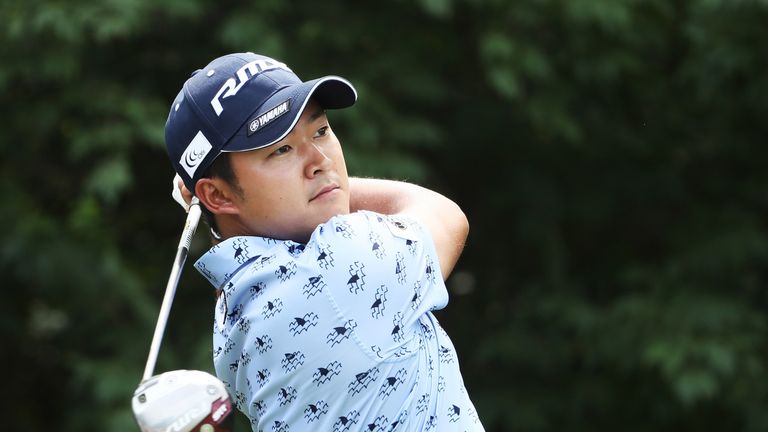 during the first round of the 2018 PGA Championship at Bellerive Country Club on August 9, 2018 in St Louis, Missouri.