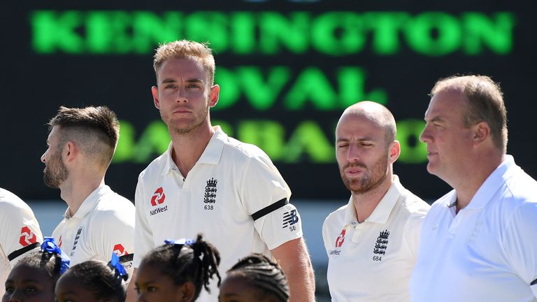 Stuart Broad was left out of the England XI for the first Test against Windies in Barbados