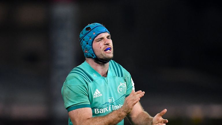 11 January 2019; Tadhg Beirne of Munster during the Heineken Champions Cup Pool 2 Round 5 match between Gloucester and Munster at Kingsholm Stadium in Gloucester, England. 