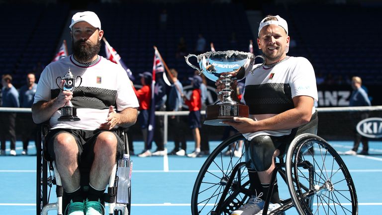 Dylan Alcott defeated David Wagner in the Quad Wheelchair singles final 