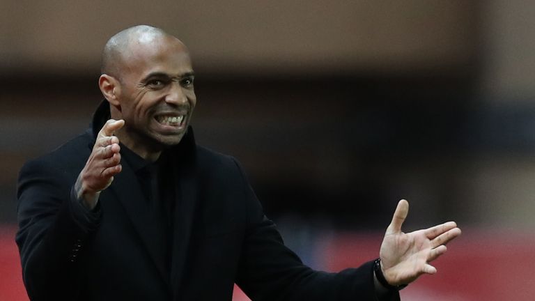 Thierry Henry was captured on French television swearing at Kenny Lala.