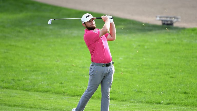 during Day Two of the Omega Dubai Desert Classic at Emirates Golf Club on January 25, 2019 in Dubai, United Arab Emirates.