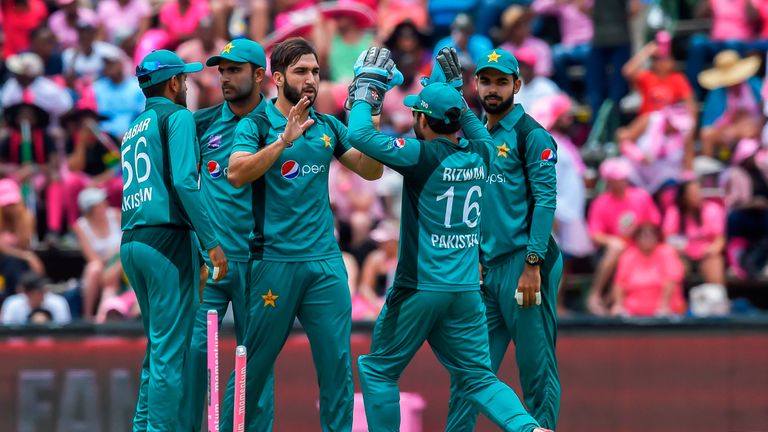 Usman Khan took 4 wickets in the Pink ODI against South Africa in Johannesburg (photo - getty)
