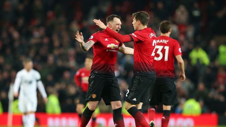  during the Premier League match between Manchester United and Burnley at Old Trafford on January 29, 2019 in Manchester, United Kingdom.