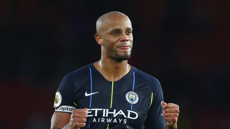 Pep Guardiola Vincent Kompany's future at Manchester City is up for discussion