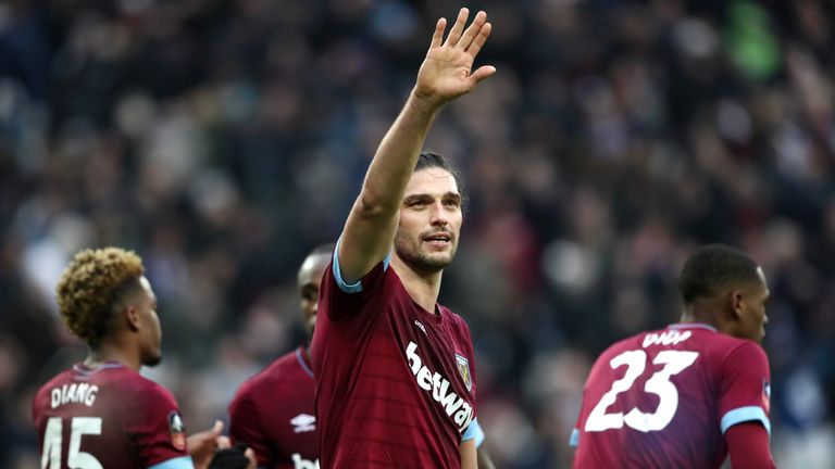 Andy Carroll scored West Ham&#39;s second goal against Birmingham