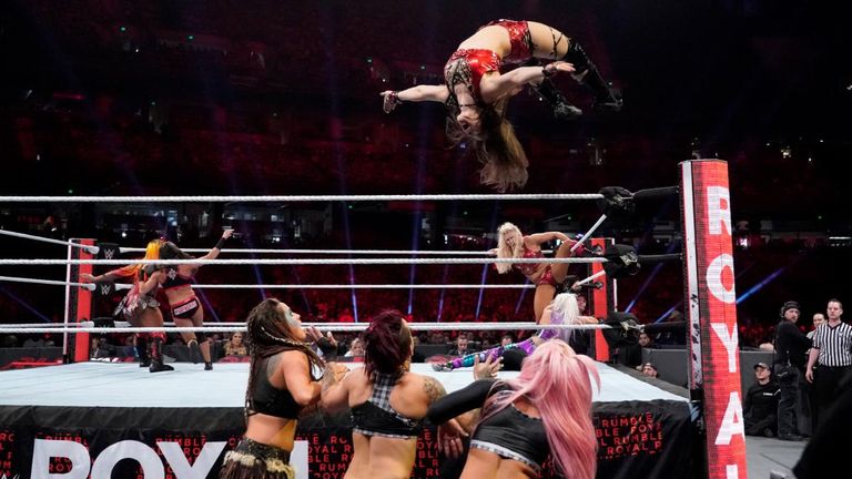 NXT star Io Shirai appeared in the women's Royal Rumble as the division looked towards its future