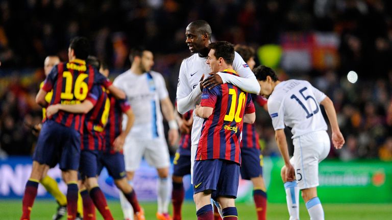 Toure believes Lionel Messi is capable of playing in a deeper role 