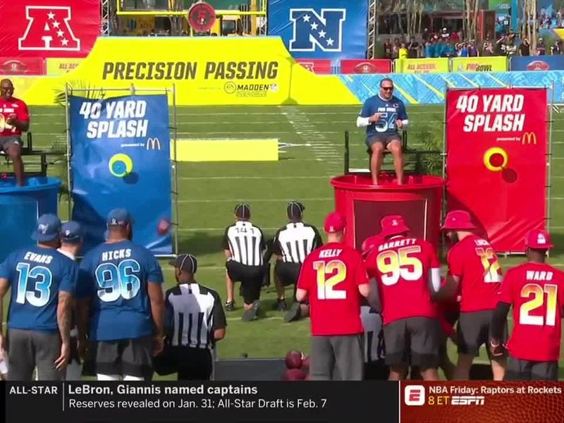 Precision Passing: Pro Bowl Skills Showdown