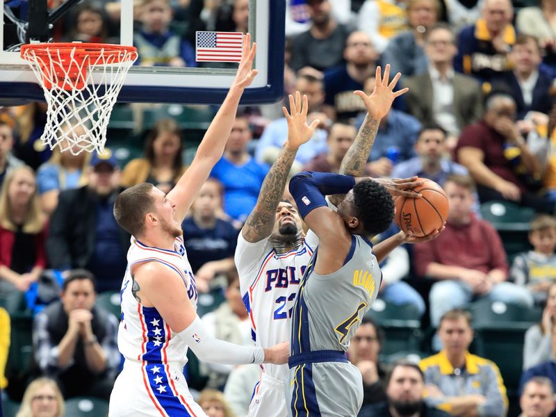 Indiana Pacers season highlight: Domantas Sabonis dunks on Joel Embiid