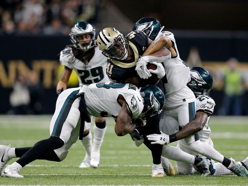 Sinking Philadelphia Eagles ripped by surging New Oreleans Saints