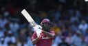 Gayle ton powers Windies to 360