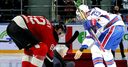 Jose's ice hockey tumble