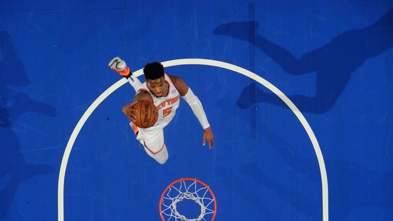 Jr Smith dunk Cleveland Cavaliers v New York Knicks