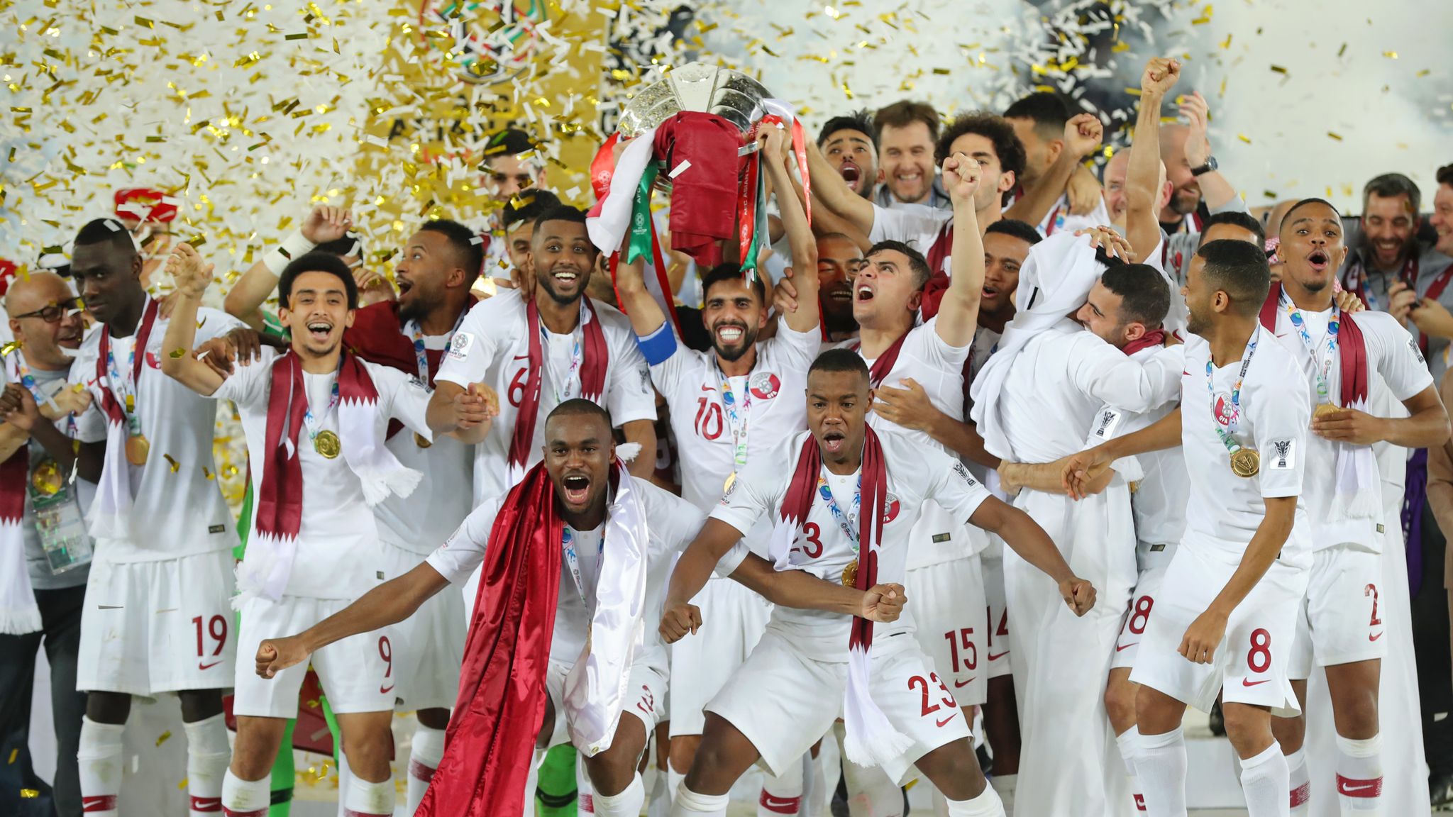 Qatar climb 38 places in FIFA world rankings following Asian Cup win Football News Sky Sports
